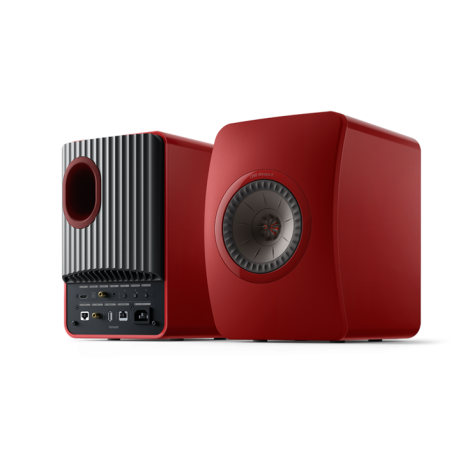 KEF LS50 II.  Wireless • aktivní Hi-Fi systém • Crimson / RED